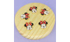 Pingente, Minnie, Ouro, Preto/Vermelho