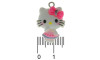 Pingente, Resina, Hello Kitty, Branco/Rosa