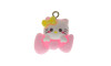 Pingente, Resina, Hello Kitty, Branco/Amarelo