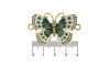 Piercing de Passantes, Borboleta, Ouro, Branco/Verde