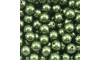 Pérola ABS, 10mm, Verde Musgo