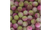 Pérola Craquelada Amora, 10mm, Mesclado Branco/Rosa/Verde