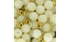 Pingente Pérola Craquelada Amora, 12mm, Creme