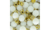 Pingente Pérola Craquelada Amora, 12mm, Branco