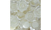 Flor ABS, 20mm, Branco