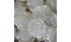 Flor ABS, 24mm, Branco
