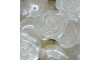 Flor ABS, 30mm, Branco