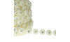 Aljofre de Pérola, Flor Margarida 15mm, Creme