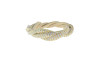Tubo de Strass Meia Cana, 06mm, Rosê/Furtacor