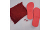 Kit Pantufa Slide Laço, Vinho