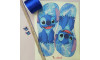 Piercing de Rebite, Stitch, Azul/Azul Claro/Roxo