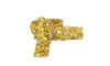 Tira de Cascalho, 20mm, Amarelo/Dourado