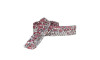 Tira de Strass, 15mm, Rosa/Prata