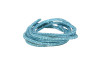 Tubo de Strass, 04mm, Fini para Cadarços, Azul Tiffany