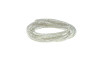 Tubo de Strass, 04mm, para Cadarços, Cristal