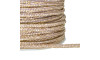 Tubo de Strass, 04mm, Fini para Cadarços, Rose Gold