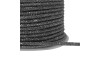 Tubo de Strass, 04mm, Fini para Cadarços, Preto