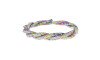 Tubo de Strass, 06mm, Mesclado Colorido Claro