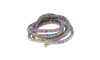 Tubo de Strass, 06mm, Mesclado Colorido Claro