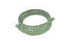 Tubo de Strass, 08mm, Cristal