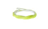 Tubo de Strass Meia Cana, 06mm, Amarelo Neon