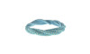 Tubo de Strass Meia Cana, 06mm, Tiffany/Furtacor