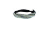 Tubo de Strass Meia Cana, 06mm, Furtacor/Preto