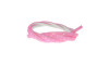 Tubo de Strass Meia Cana, 06mm, Rosa Neon