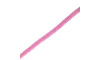 Tubo de Strass Meia Cana, 06mm, Rosa Neon
