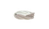 Tubo de Strass Meia Cana, 06mm, Cristal/Lilás