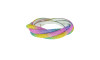 Tubo de Strass Meia Cana, 06mm, Colorido