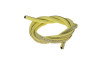 Tubo de Strass Meia Cana, 08mm, Amarelo Dourado