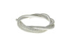 Tubo de Strass Meia Cana, 08mm, Cristal