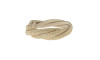 Tubo de Strass Meia Cana, 08mm, Rose Gold
