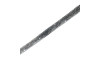 Tubo de Strass Meia Cana, 08mm, Preto