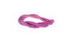 Tubo de Strass Meia Cana, 08mm, Rosa/Pink