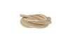 Tubo de Strass Meia Cana, 10mm, Rose Gold