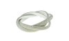 Tubo de Strass Meia Cana, 12mm, Cristal