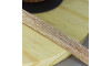 Tubo de Strass Meia Cana, 15mm, Rose Gold