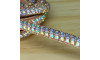 Tubo de Strass Meia Cana, 10mm, Rosé/Furtacor/ Rose Gold