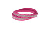 Tira de Tecido Elástica com Strass, 15mm, Rosa Choque