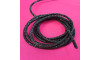 Tubo de Strass, 08mm, Preto