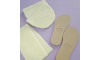 Kit Pantufa Unissex, Marfim