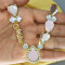Cabedal Mãe, Gotas com Strass, Banhado, Rebite
