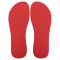 Sola Slim, 100% Borracha, Vermelho Coral