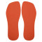 Sola Slim Square, 100% Borracha, Laranja Vibrante