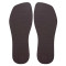 Sola Slim Square, 100% Borracha, Marrom Cacau