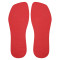 Sola Slim Square, 100% Borracha, Vermelho Coral