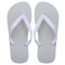 Chinelo Basic, Sr.Chinelo, 100% Borracha, Branco