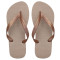 Chinelo Basic, Sr.Chinelo, 100% Borracha, Areia
